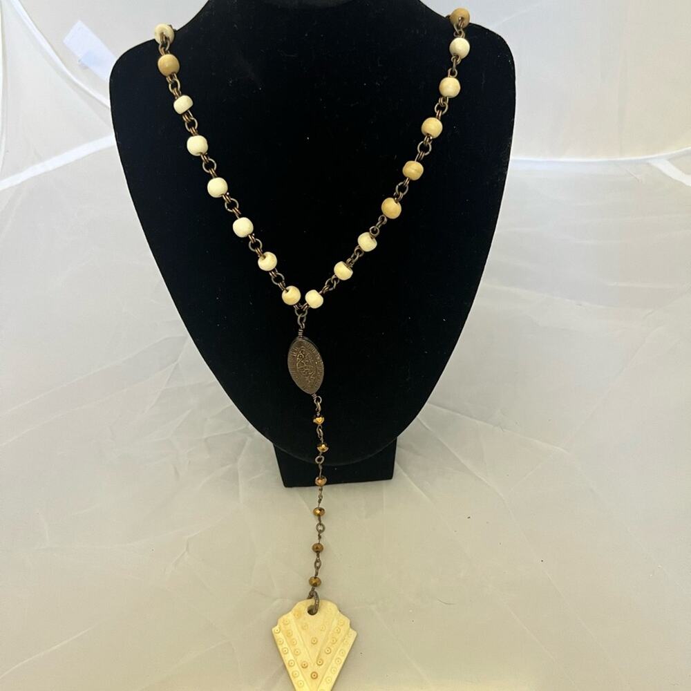 Arrowhead stone  western style necklace